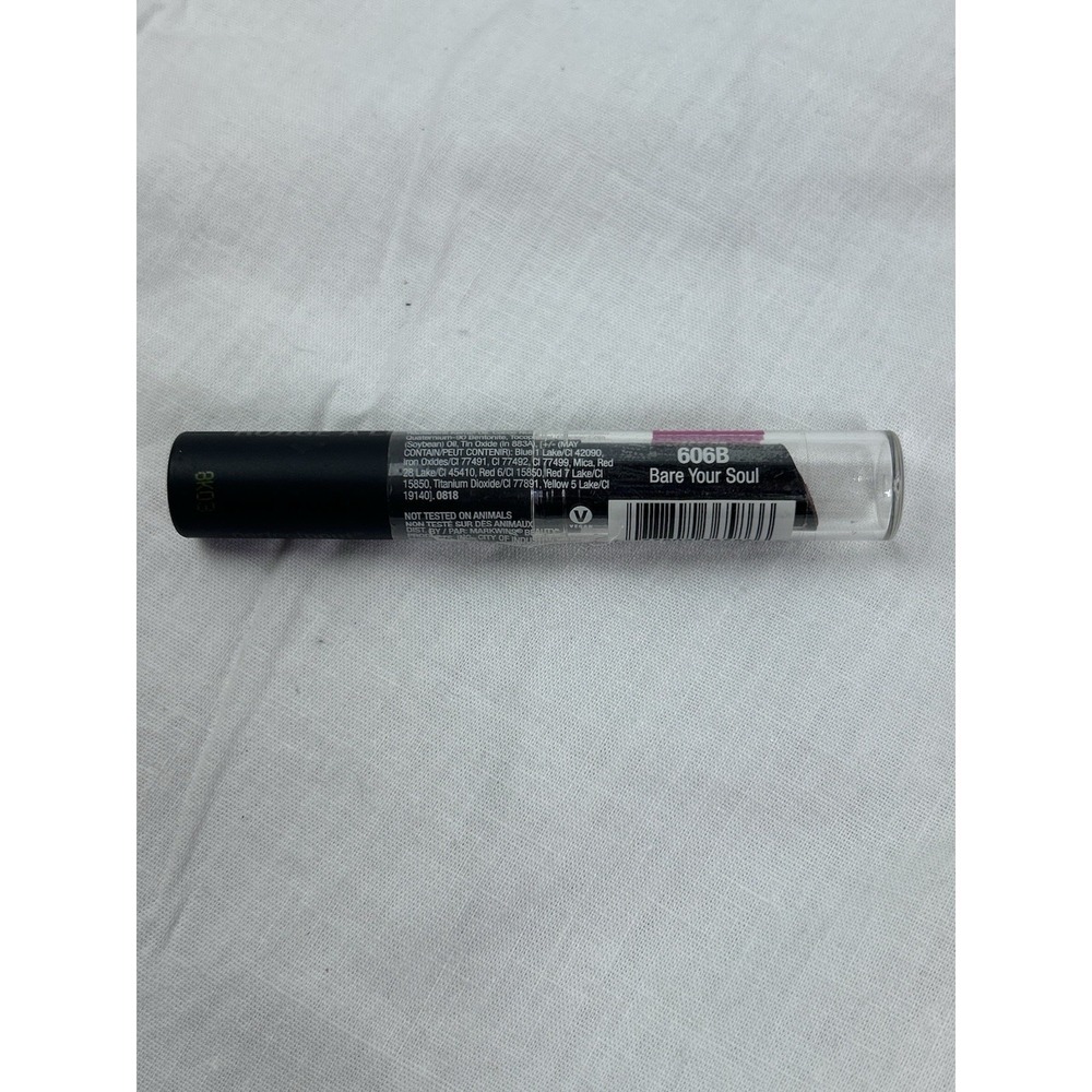 WET‎ N WILD MEGA PERFECT POUT LIPSTICK. #606 BARE YOUR SOUL  Sealed